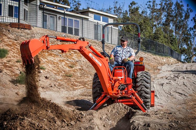 Performance-Matched Kubota-Built Backhoe